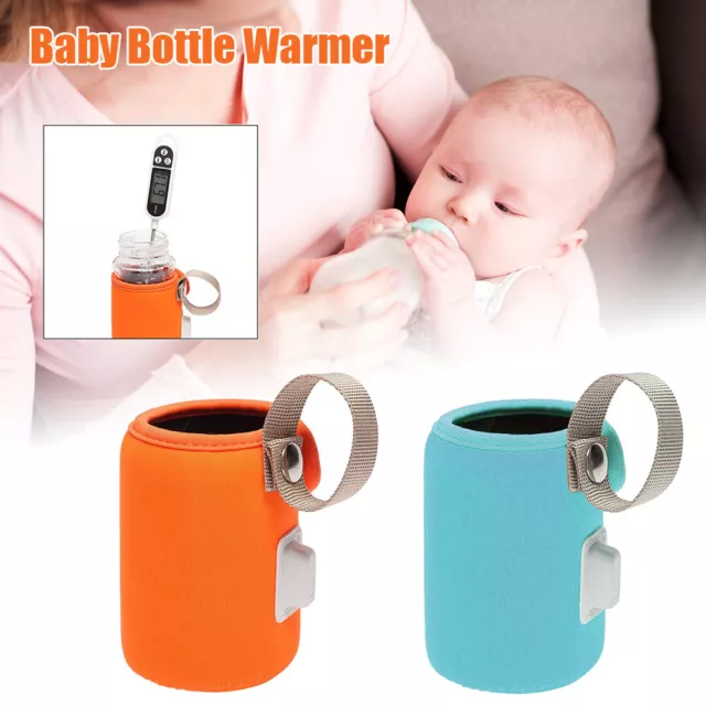 Portable Home/Office Baby Bottle Warmer Nursing With Handle USB Heating Travel