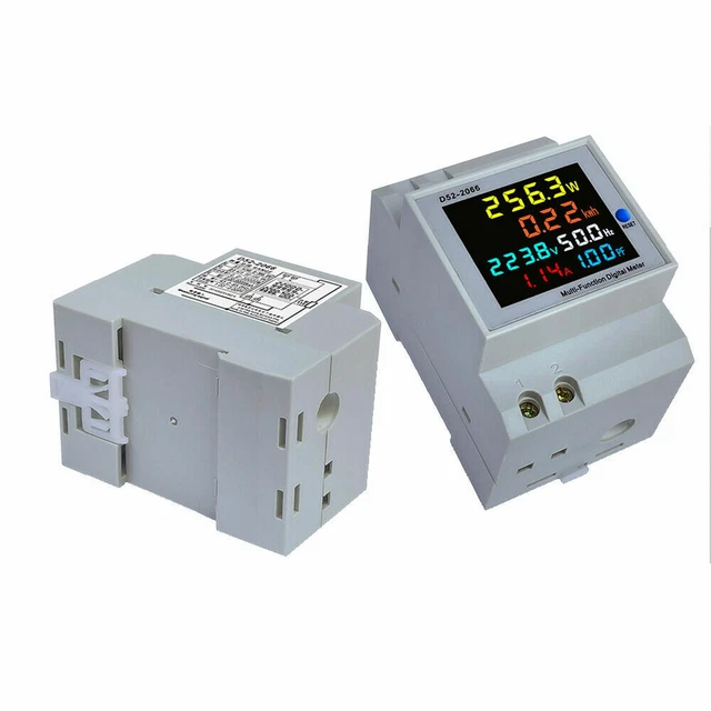 MULTIMETRO DIGITALE MISURATORE di corrente professionale LCD voltmetro