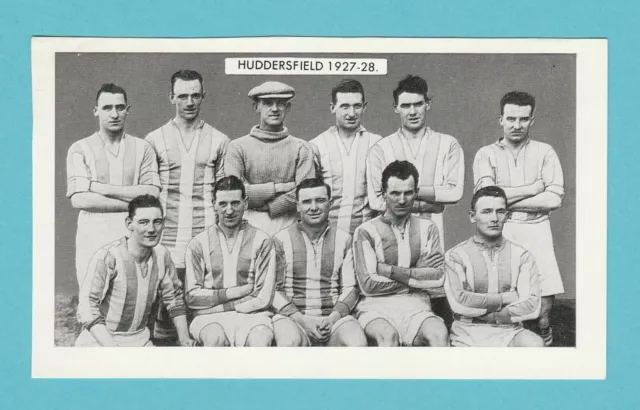 Football - D. C. Thomson - Football Team Card  -  Huddersfield  Of 1928  -  1962
