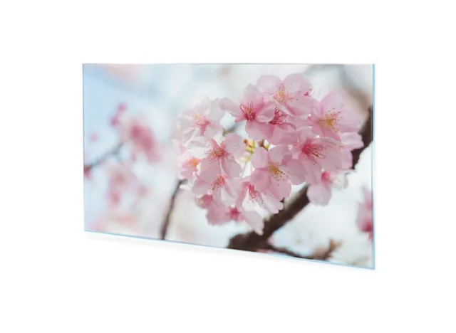 Generic - Tapis de souris noir blanc fleur de cerisier Sakura