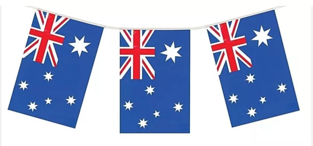 Australia Day Bunting Flags 2024 4 Meters 12Ft Aussie Party Decorations