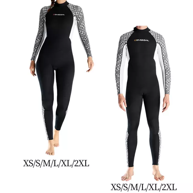 Wetsuit for Adult 3mm Neoprene Warm Rash Guard for Swimming Scuba Snorkeling