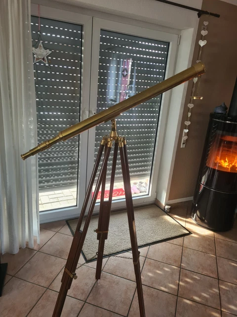Großes Fernrohr antiker Stil Großes Fernrohr antiker Stil