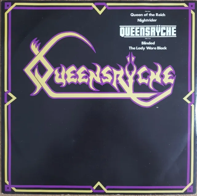 Queensryche Queensryche Vinyl 12" EP 1983 UK 1st Pressing 12EA162 EX/VG