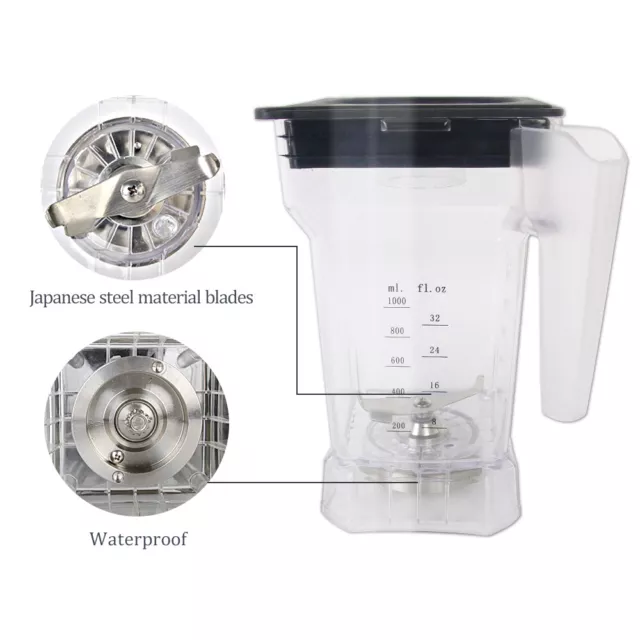 1.5L Blender Spare Parts Square Container Jar Jug Cup For ITOP Blender 9001/3