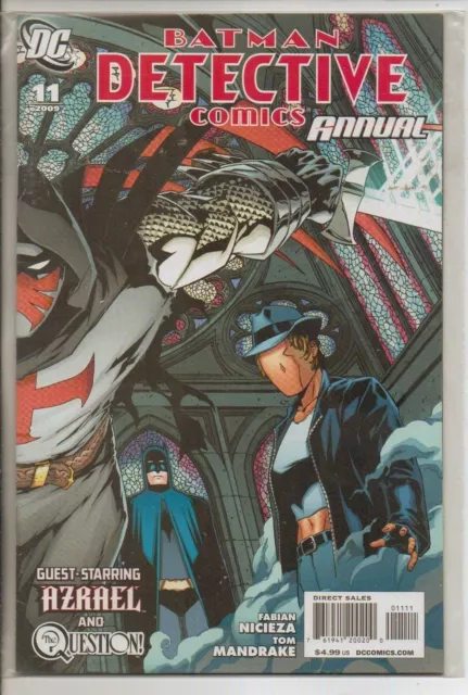 DC Comics Batman In Detective Annual #11 2009 Azrael & The Question NM