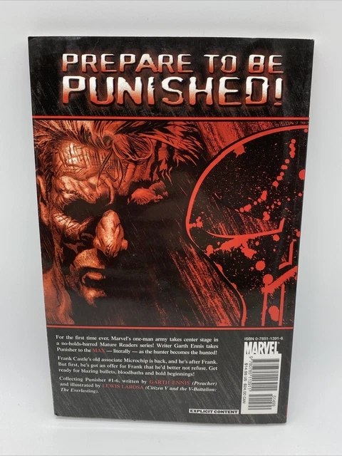 Marvel THE PUNISHER MAX Volume 1 In The Beginning TPB Graphic Novel Garth Ennis 2