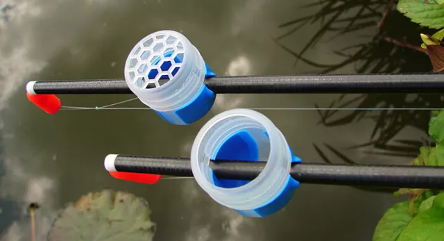 Map Flexi Pots Carp Fishing Flexible Pole Toss Pots Blue All Sizes - 2 Per Pack