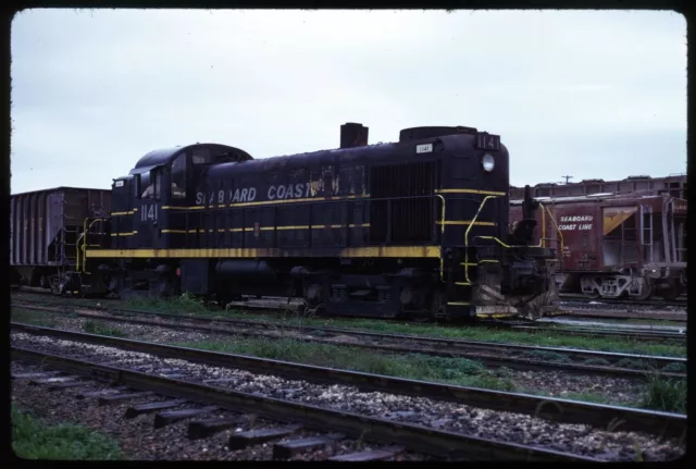 Original Rail Slide - SCL Seaboard Coast Line 1141 Uceta 1-1974