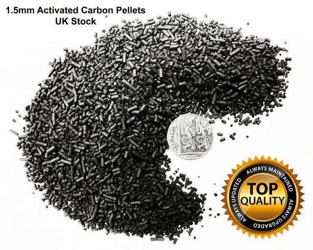 2KG Premium Activated Carbon 1.5MM Pellets Aquarium Fish Tank Pond Filter Media