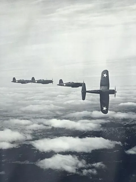 Wwii Poster Us Grumman Avenger Naval Military Bomber Aircraft  '43 Aviation