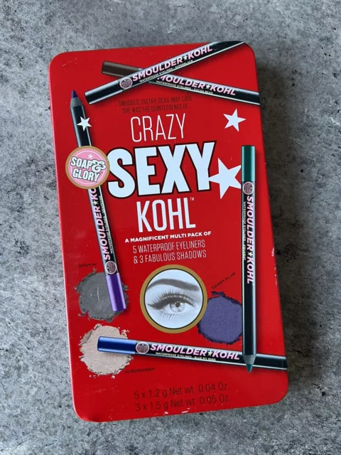 Soap And Glory Crazy Sexy Kohl Eyeliner & Eyeshadow Gift Set New