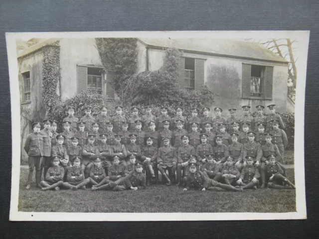 WW1 Group of British Army Soldiers RP c1914/18 SEE UNIFORM & BADGE CLOSE UPS