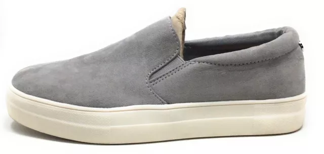 Madden Girl Women's Gemma Slip-On Flat Shoes Grey Suede Size 9 M US