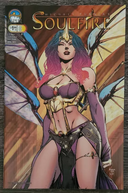 Michael Turner Soulfire Vol 3 # 0 - Fabok Variant - High Grade - RARE Aspen