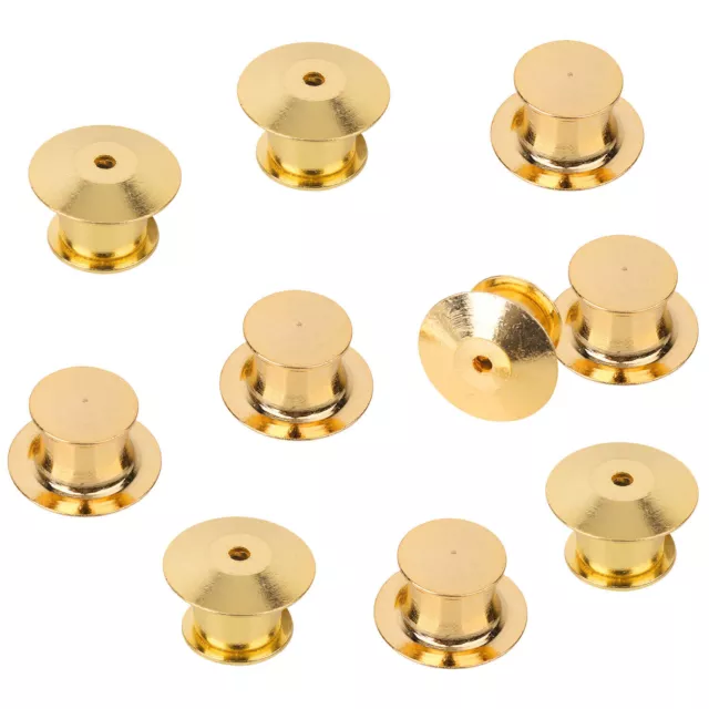 10-30PC Backs Locking Pin Keepers Badge-Pin Locks pin For Lapel Enamel Hat  Pins