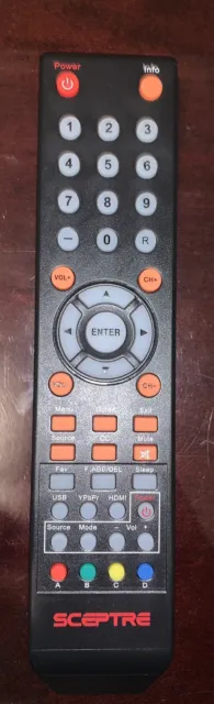 New Original SCEPTRE TV Remote control for U55 series 4k televisions