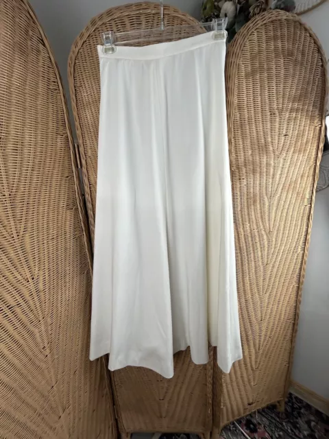 VINTAGE IVORY MAXI Skirt Small 50-60's Lined $26.00 - PicClick