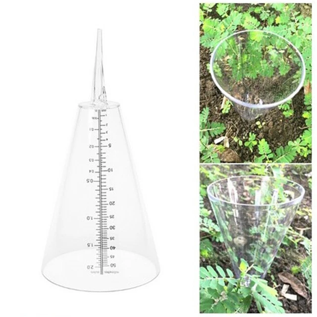 Pluviomètre Transparent Pour Jardin - Mesure Précise Des Précipitations - Outil D'arrosage économe En Eau