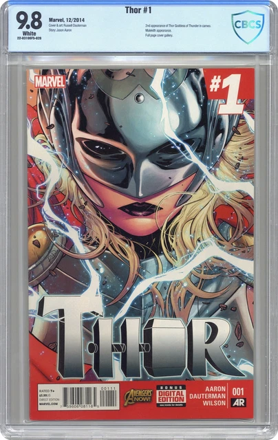 Thor 1A Dauterman CBCS 9.8 2014 22-03106F5-026 Jane Foster as Thor