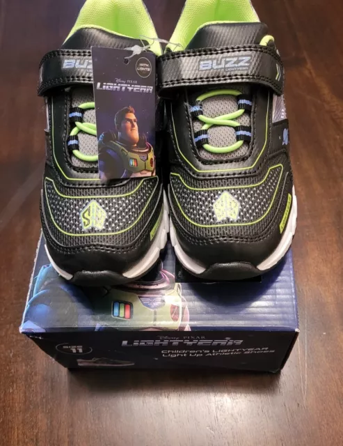 Toy Story Light Up Disney Buzz Lightyear Toddler  Shoes - Size 11