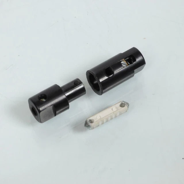 Porte fusible en céramique Flosser 124800 avec fusible type navette 8A pour