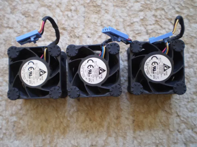 Lote de 3 conjuntos de ventiladores de refrigeración para servidor Dell PowerEdge R220/R230 Dell P/N: CMG7V