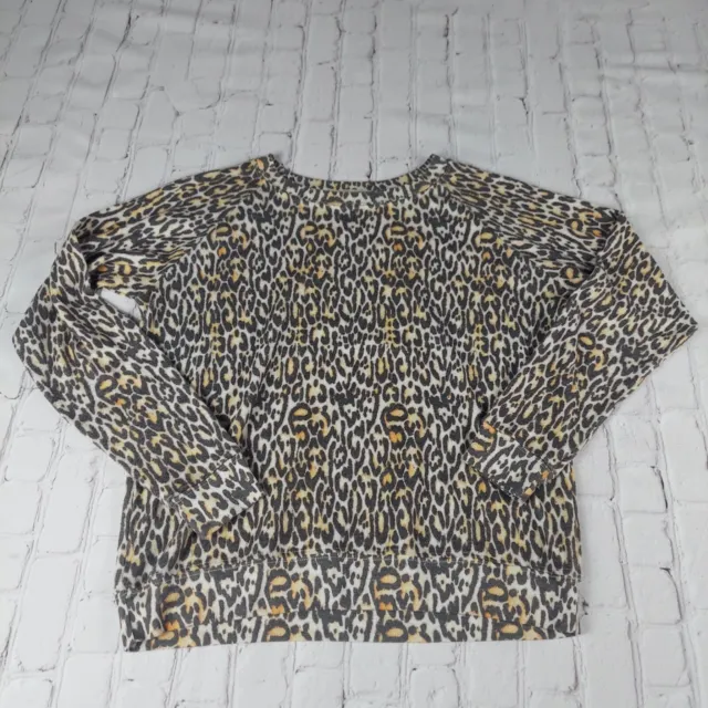 ATF all things fabulous women's sweater sz XS animal print crewneck Relaxed fit