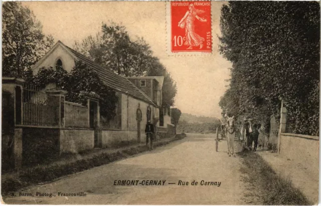 CPA ERMONT-CERNAY Rue de Cernay (107287)