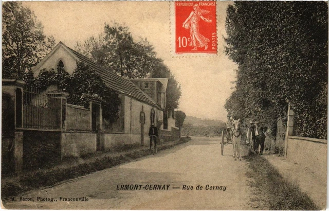 CPA ERMONT-CERNAY Rue de Cernay (107287)