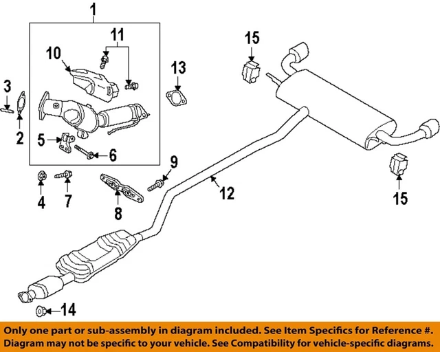 FORD OEM 19-20 Nautilus Exhaust Components-Catalytic Cnvrtr Gasket K2GZ6L612A