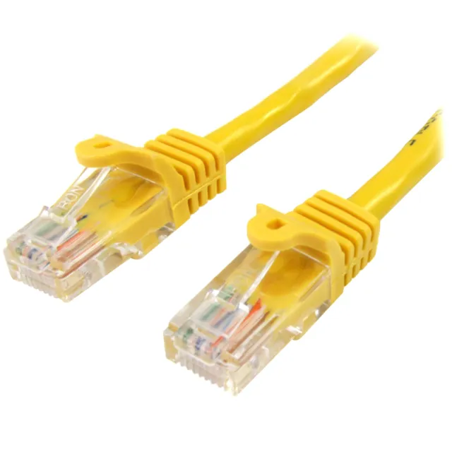 StarTech.com 5m Yellow Cat5e Patch Cable with Snagless RJ45 Connectors - Long Et