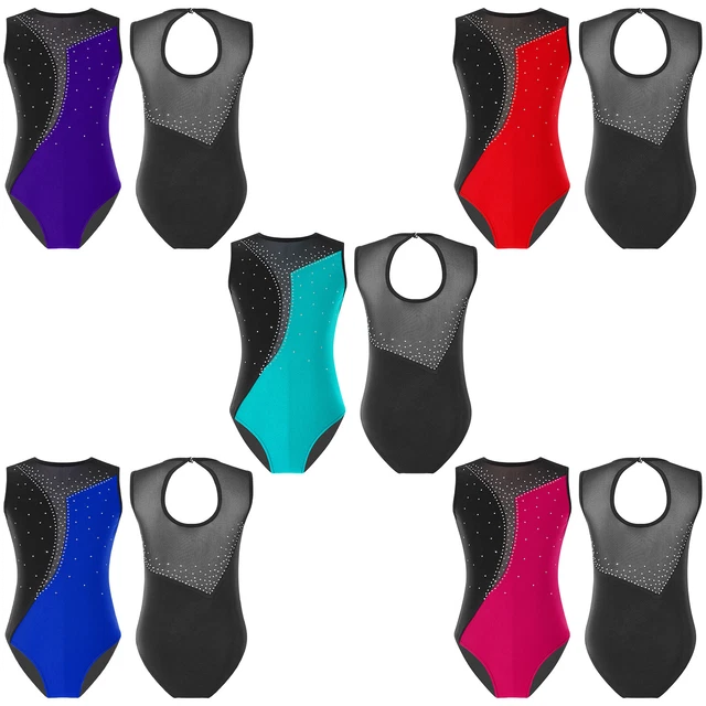 ranrann Damen Gymnastikanzug Turnanzug Ganzkörper Trikot Overall Body