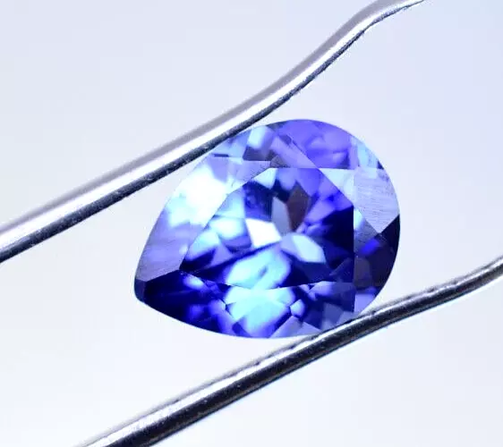 Natural Blue Sapphire 3.20 Ct Pear Certified Stunning Loose Gemstone