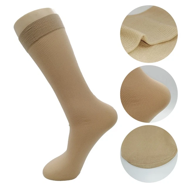 Summer Men Silk Socks Thin Breathable Business Dress Short Hosiery Casual Socks