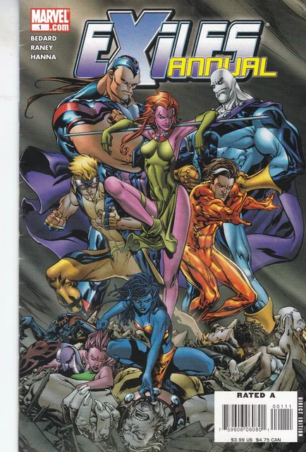 Marvel Comics Exiles Vol. 1 Annual #1 February 2007 Fast P&P Same Day Dispatch