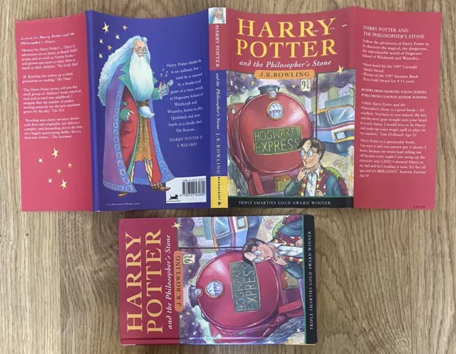 Harry Potter Philosopher's Stone 1st Edition Early 24th Print Joanne Rowling