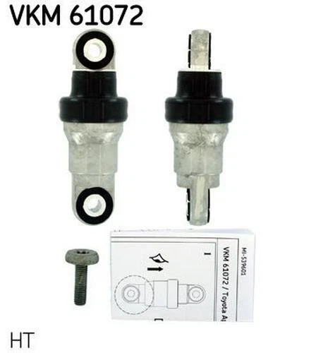SKF Poulie-tendeur courroie trapézoïdale à nervures Galet tendeur VKM 61072