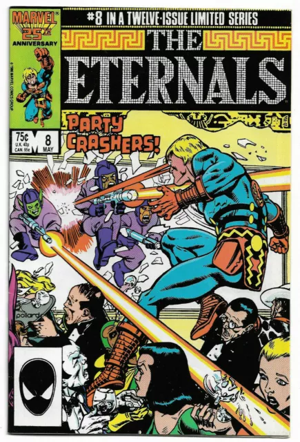 Eternals#8 Vf/Nm 1986 Marvel Comics