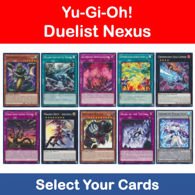 Yu-Gi-Oh! - Duelist Nexus - Common & Super Rare -  **Select Your Card**