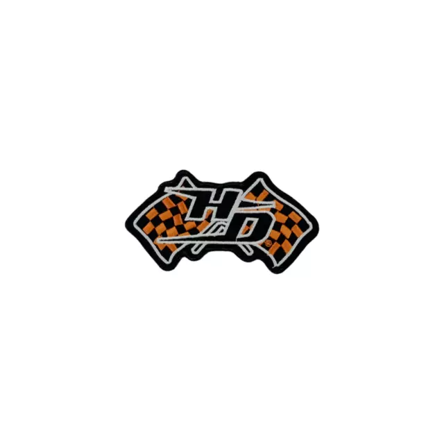HARLEY DAVIDSON EMBROIDERED PATCH Harley Nation Racing Flags Sew on PATCH 5 INC