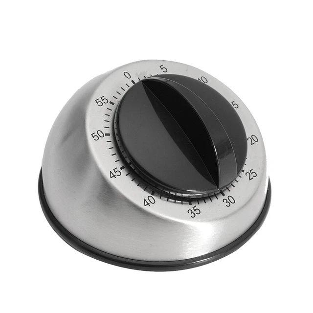 Alarm Clock Cooking Mechanical Stainless Steel Bar Digital Countdown Timer