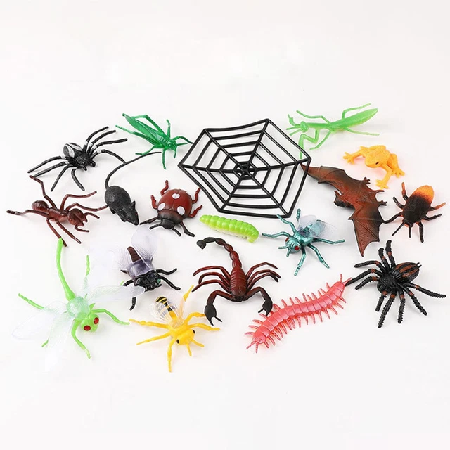 2 Fausses Araignées Réalistes Poilues – Farces Et Déco Effrayante Pour Halloween