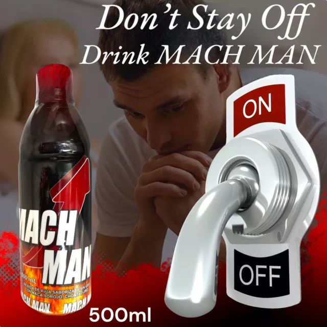Mach Man Fast Acting Male Performance Enhancement Drink 500ml Dietary Supplement