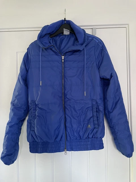 Giacca bomber imbottita blu Adidas taglia S