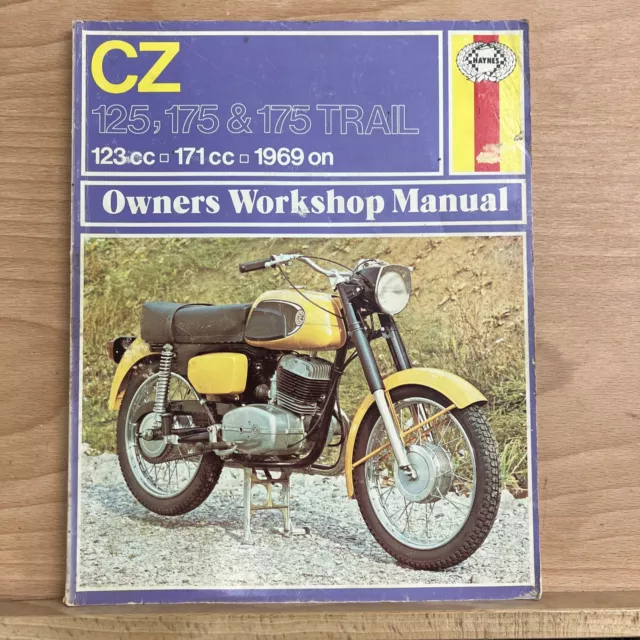 CZ 125, 175 & 175 Trail 1969 on Haynes Workshop Manual Good