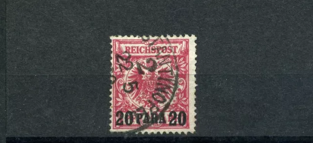 DP Türkei 20 Para Adler 1889 bessere Farbe Michel 7 a geprüft (S10395)