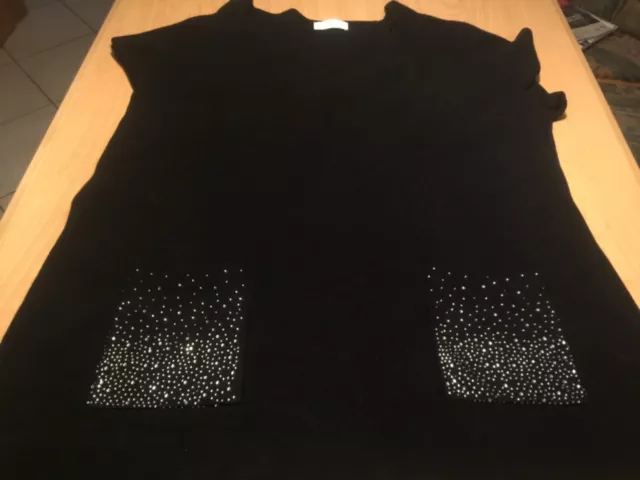 Pullover schwarz Rita Pfeffinger Gr. 50