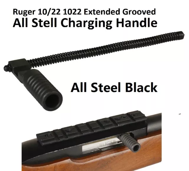Ruger 10/22 Charger Charging Handle With Extended Latch Full Replacement 1022