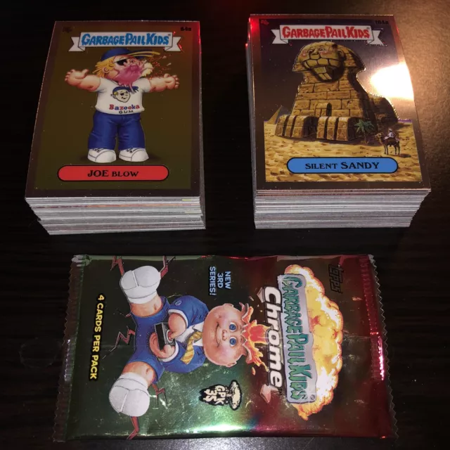 2020 Garbage Pail Kids Chrome Series 3 100 Card Complete Base Set + Nm L@@K